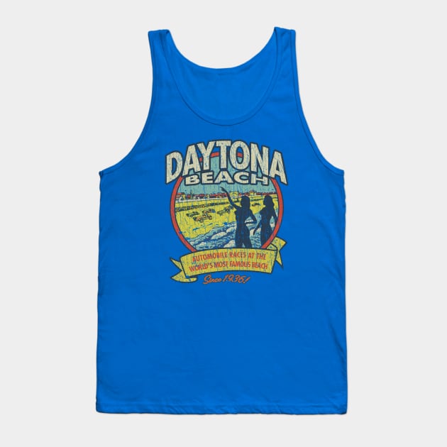 Daytona Beach Automobile Races 1936 Tank Top by JCD666